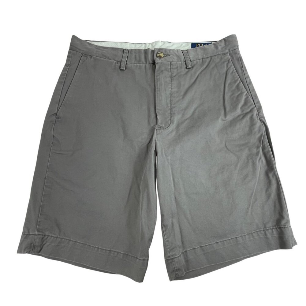 Ralph Lauren Polo Stretch Classic Shorts Mens 30 Gray‎ Pockets
